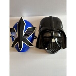 Blue Power Rangers Ninja Mask 2011 & Rubies 2016 LucasDarth Vader Mask Star Wars